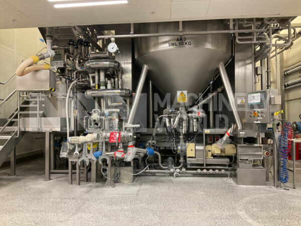 3,500 Litre FrymaKoruma DISHO S180/3500 Jacketed Vacuum High Shear Scraped Surface Contra Rotating Mixer (Year 1998)
